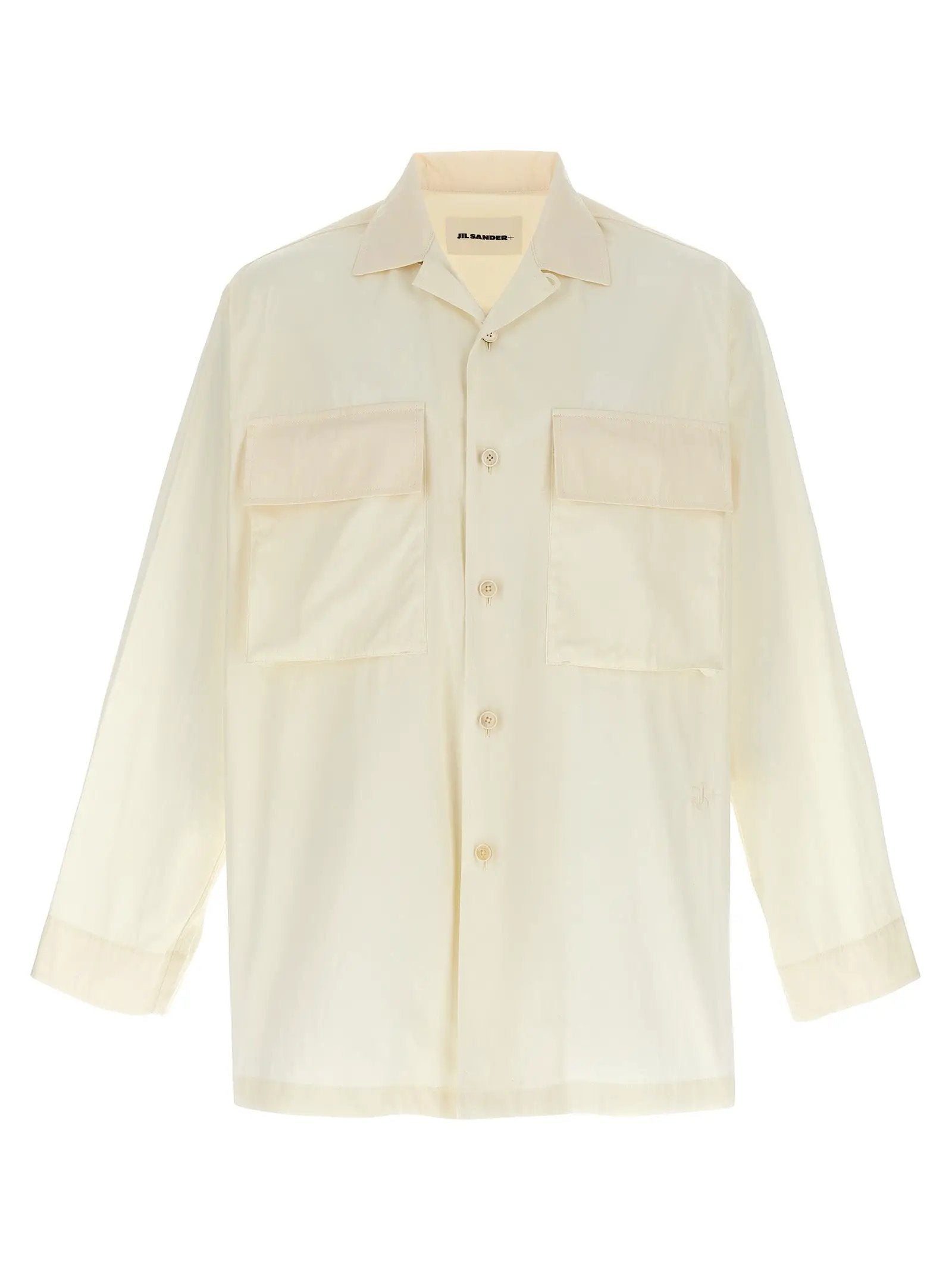 Jil Sander White Cotton Blouse