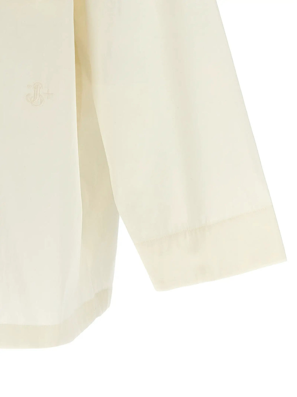 Jil Sander White Cotton Blouse