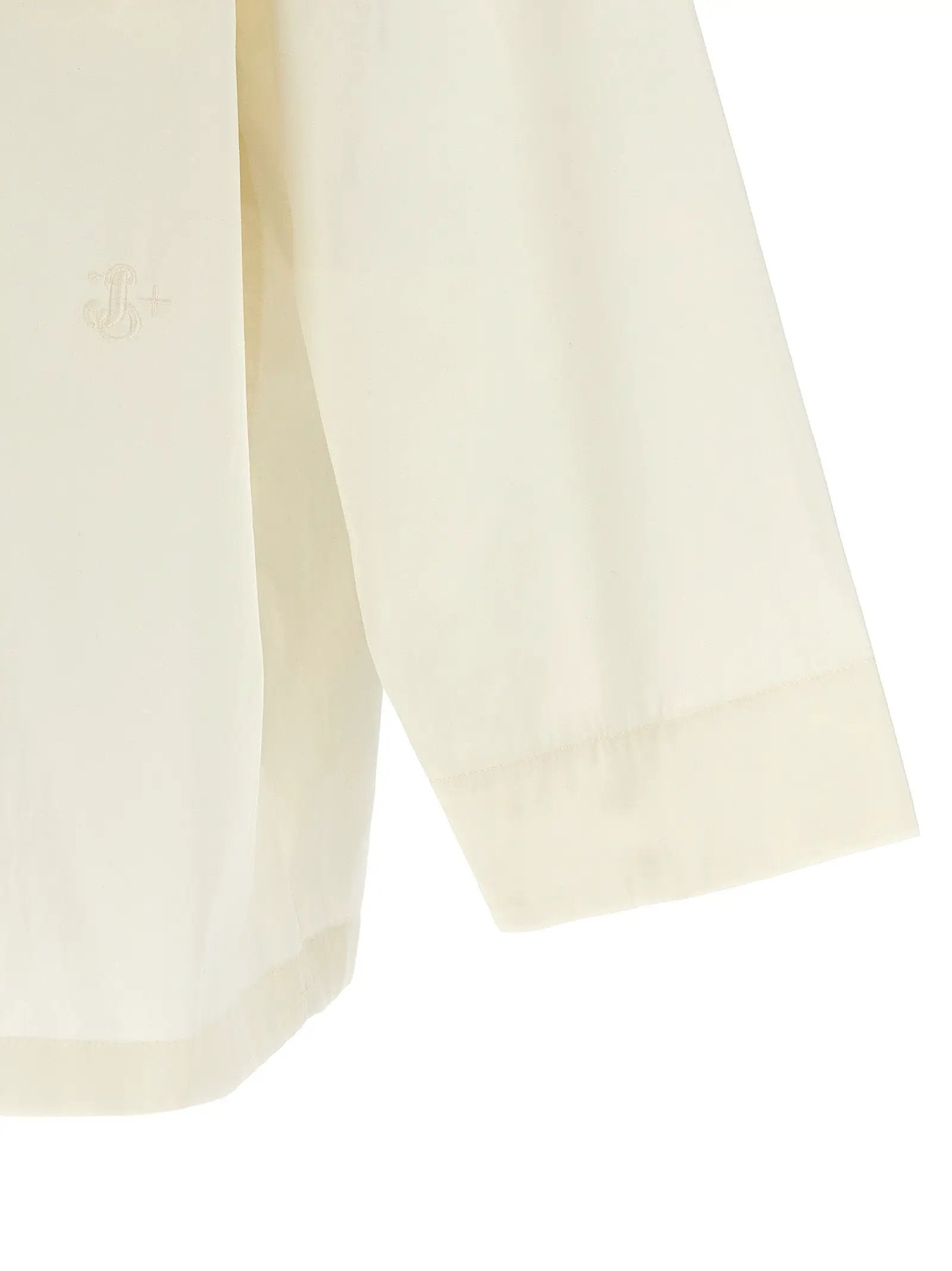 Jil Sander White Cotton Blouse