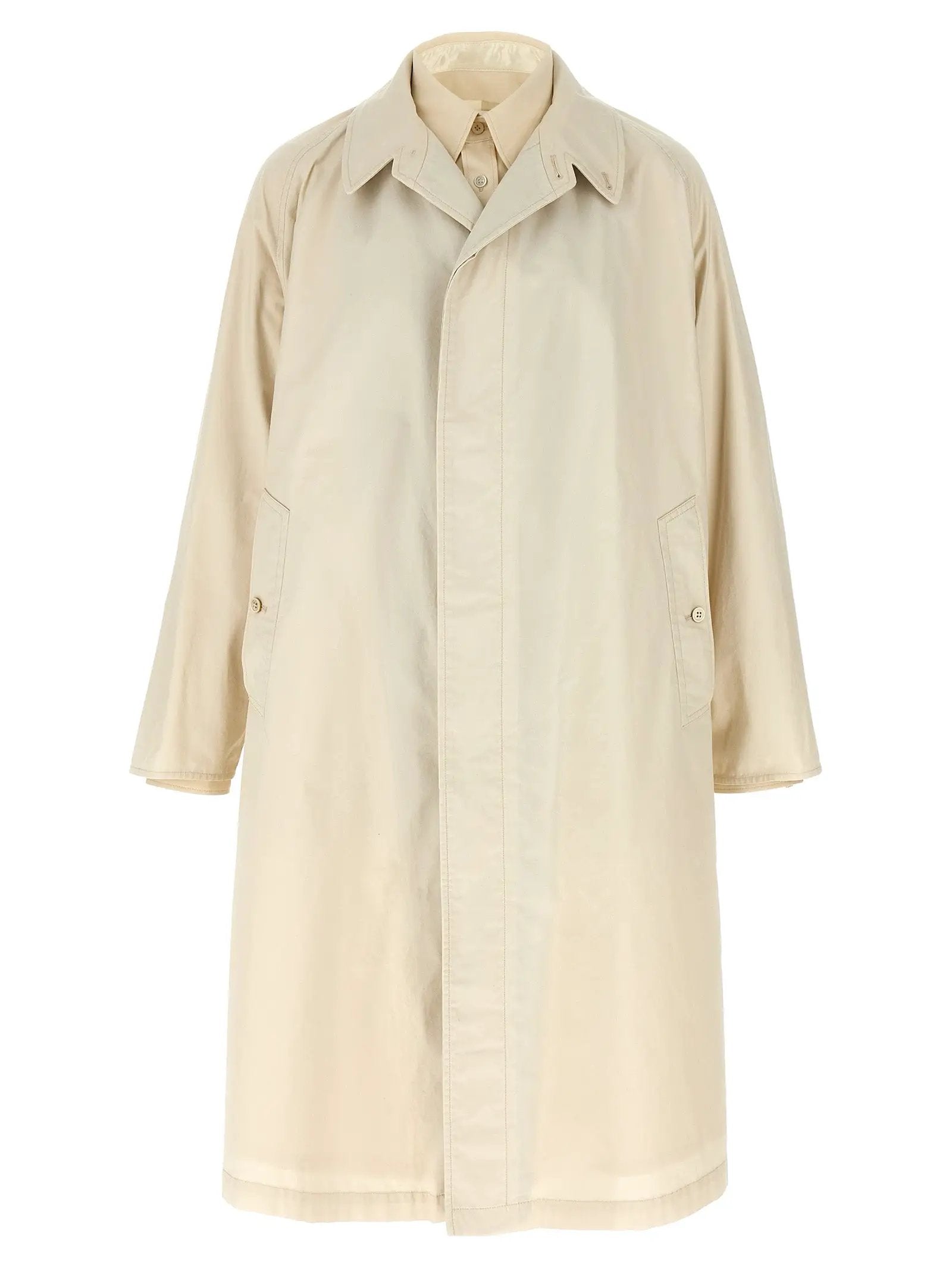 Maison Margiela Beige Cotton Coat