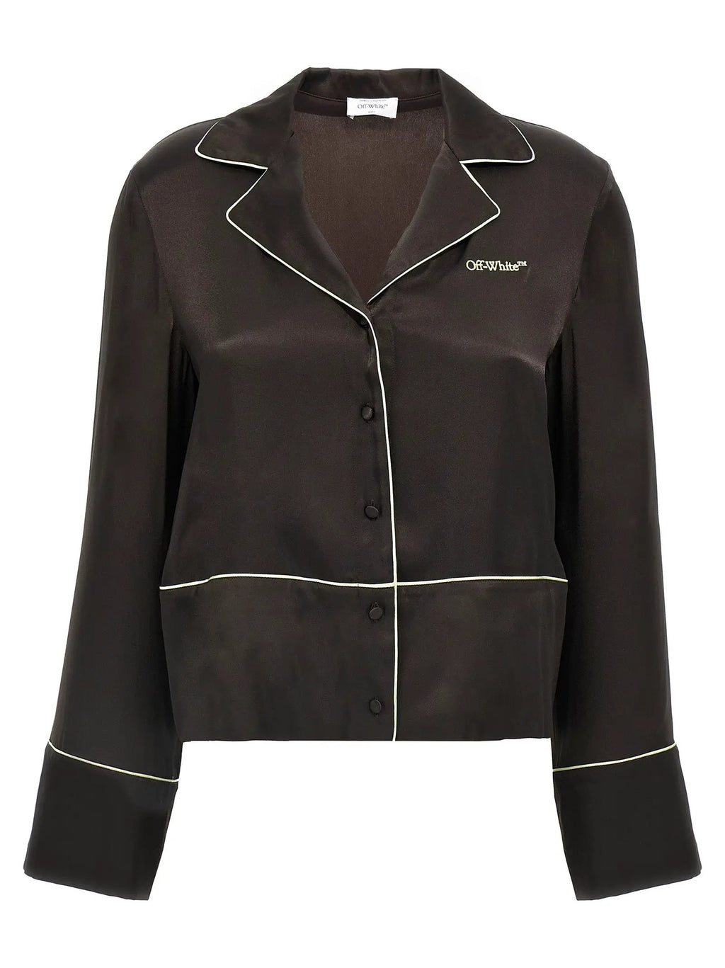 Off-White Black Acetate Blouse