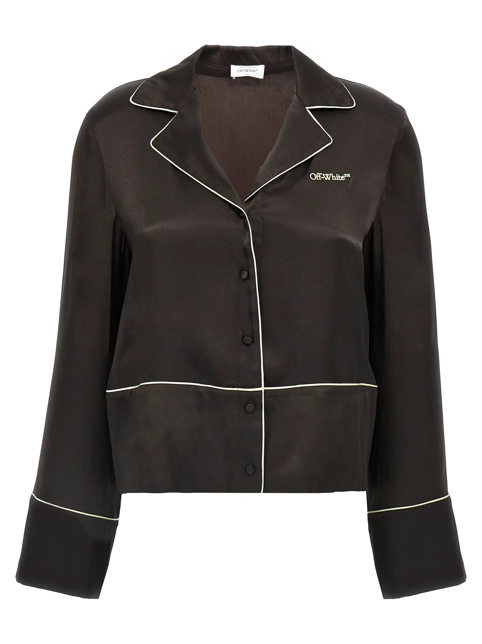 Off-White Black Acetate Blouse