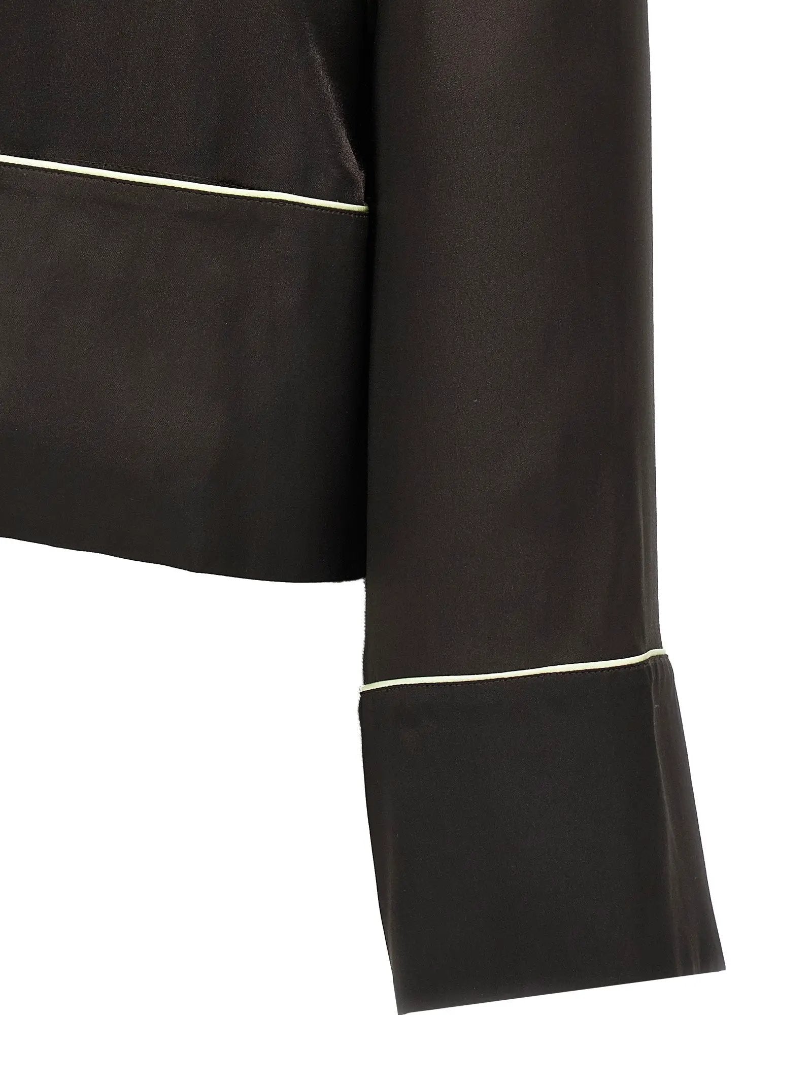 Off-White Black Acetate Blouse