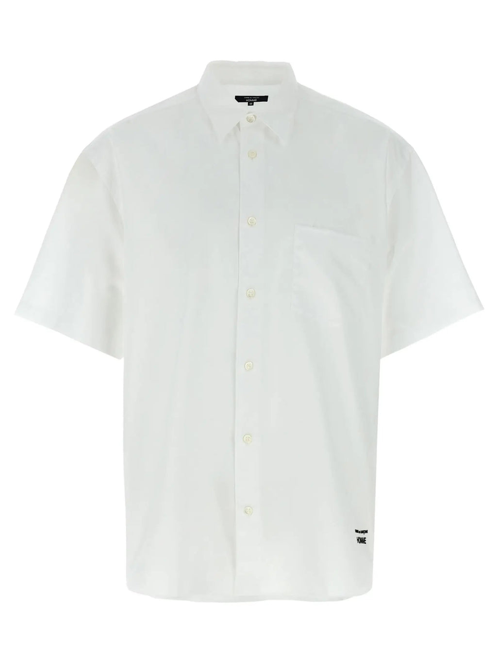 Comme Des Garçons White Cotton Blouse