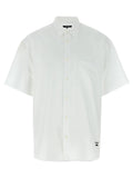 Comme Des Garçons White Cotton Blouse
