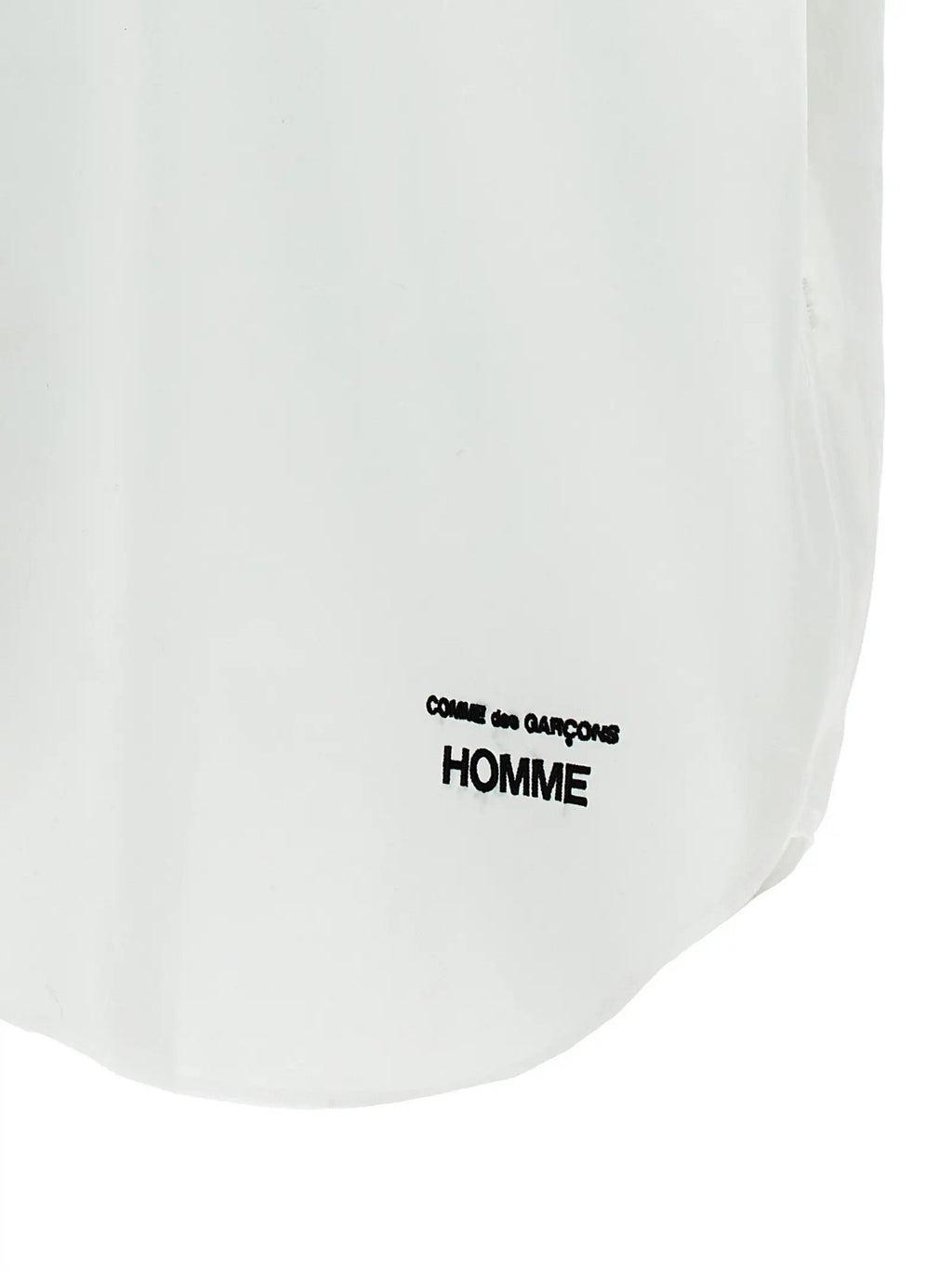 Comme Des Garçons White Cotton Blouse