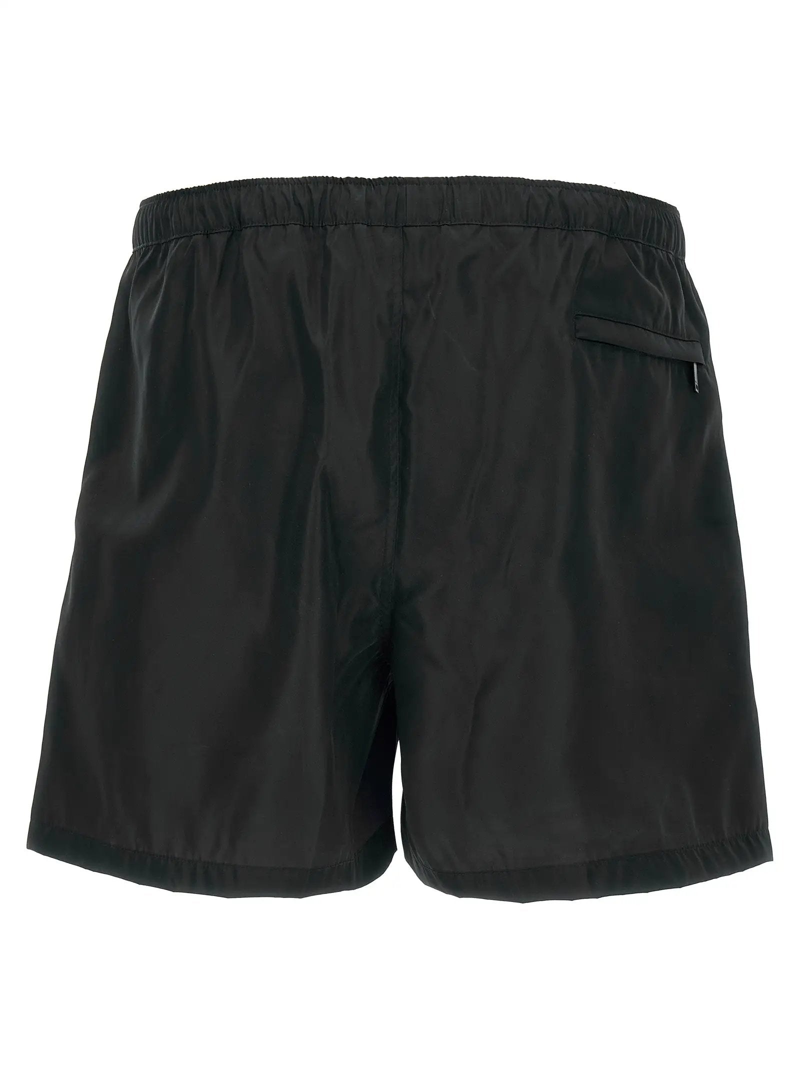 Valentino Garavani Black Polyamide Swim Shorts