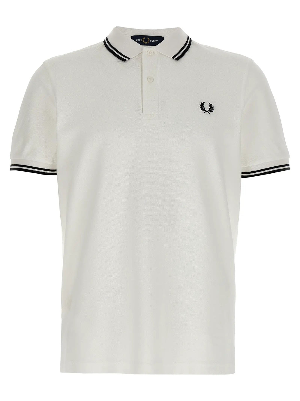 Comme Des Garçons White Cotton Polo Shirt