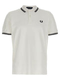 Comme Des Garçons White Cotton Polo Shirt
