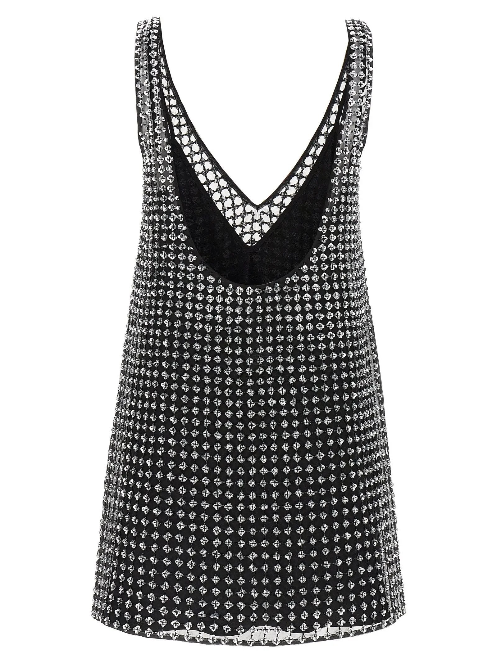 Max Mara Black Silk Short Dress