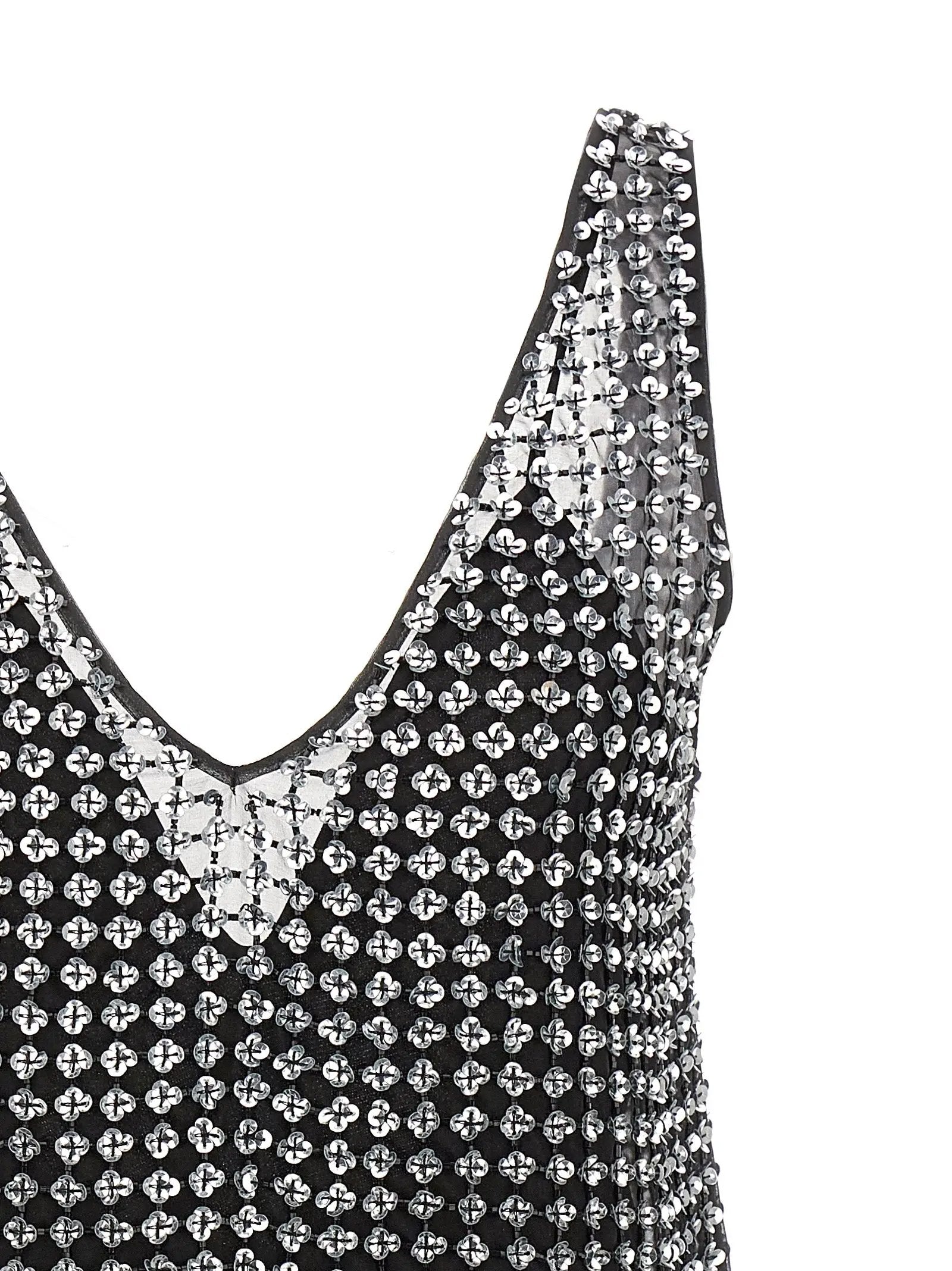 Max Mara Black Silk Short Dress