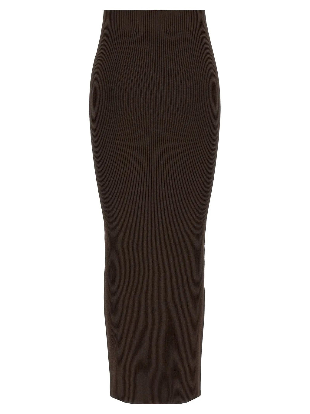 Max Mara Brown Viscose Mini Skirt
