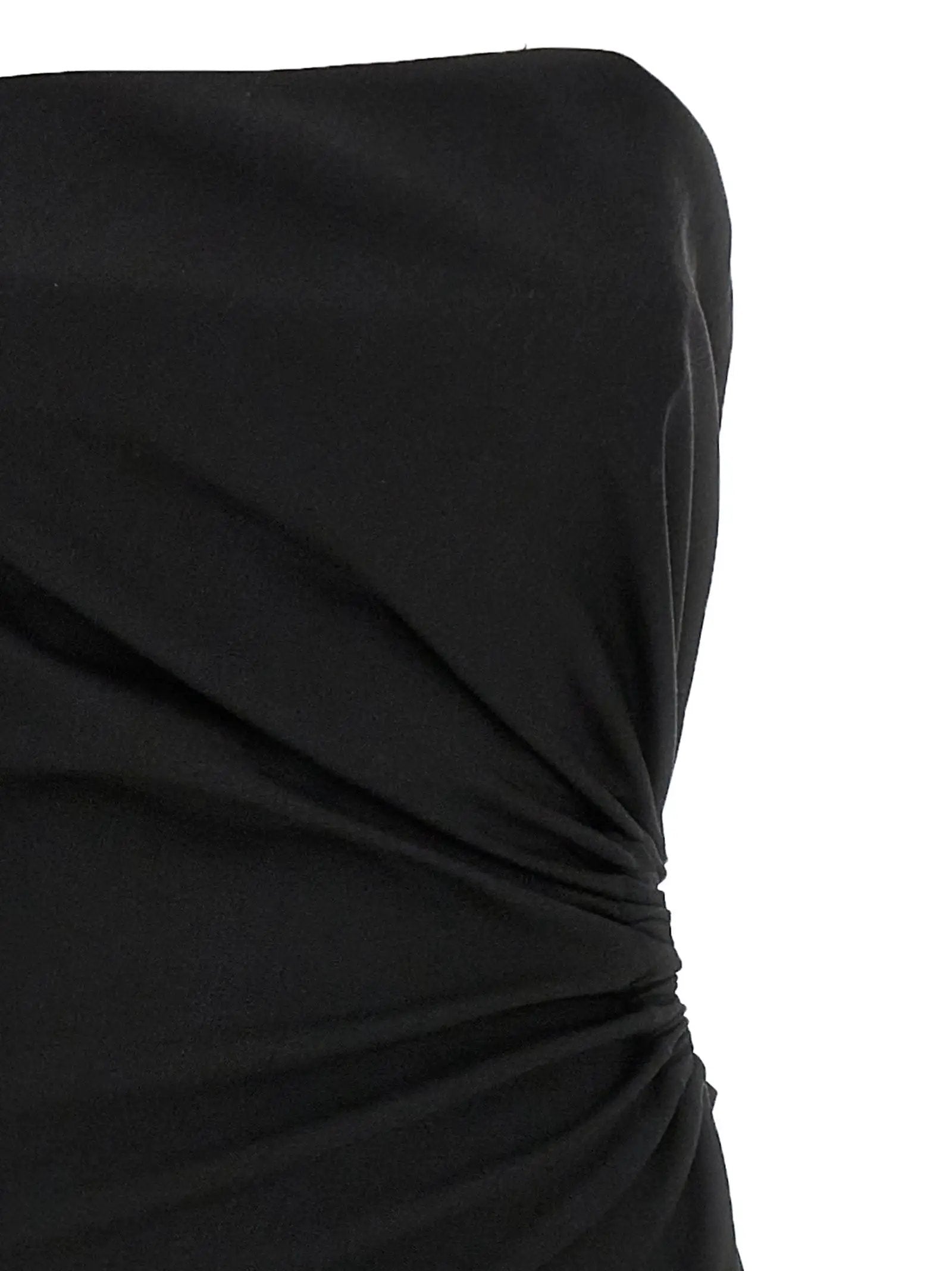 Max Mara Black Virgin Wool Long Dress