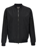 Herno Black Polyester Bomber