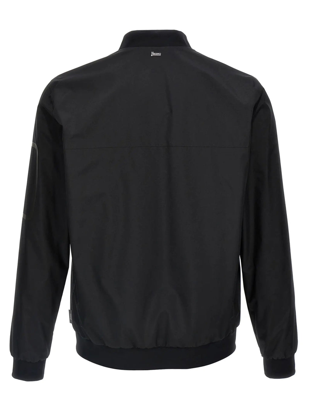 Herno Black Polyester Bomber