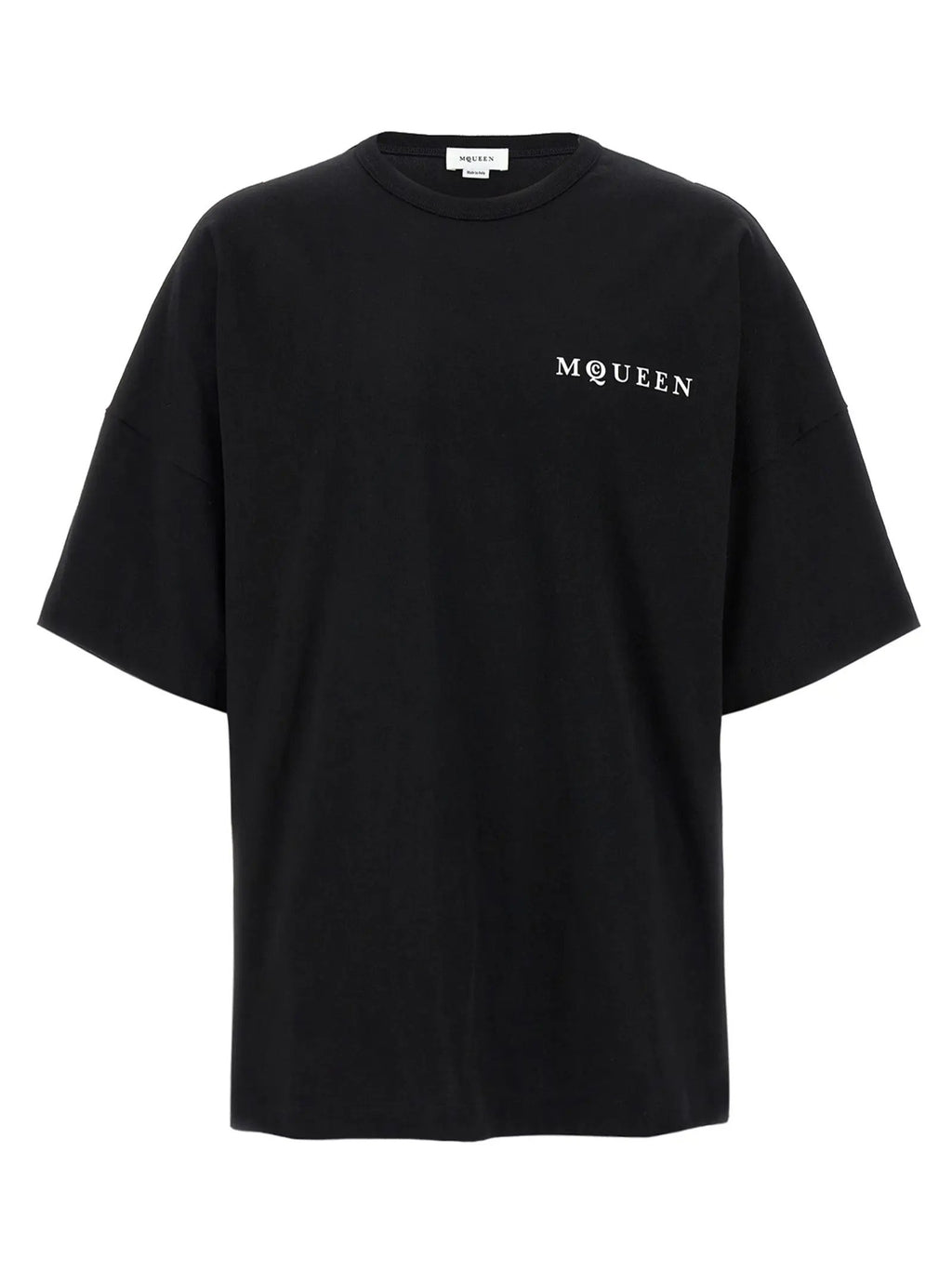 Alexander McQueen Bicolor Cotton T-Shirt