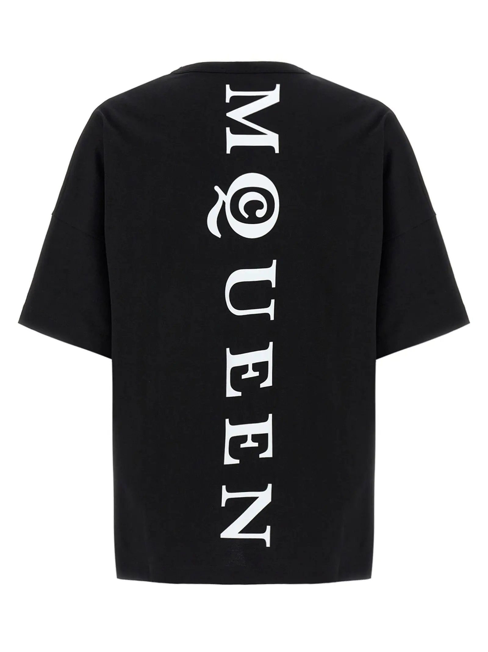 Alexander McQueen Bicolor Cotton T-Shirt
