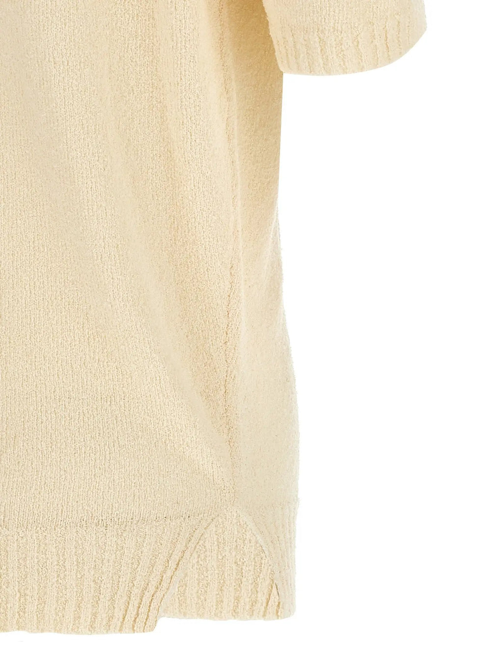 MA'RY'YA White Cotton Polo Shirt