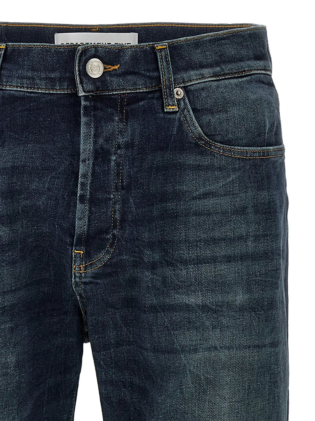 Department 5 Blue Cotton Straight-Leg Jeans