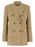 Golden Goose Beige Virgin Wool Blazer