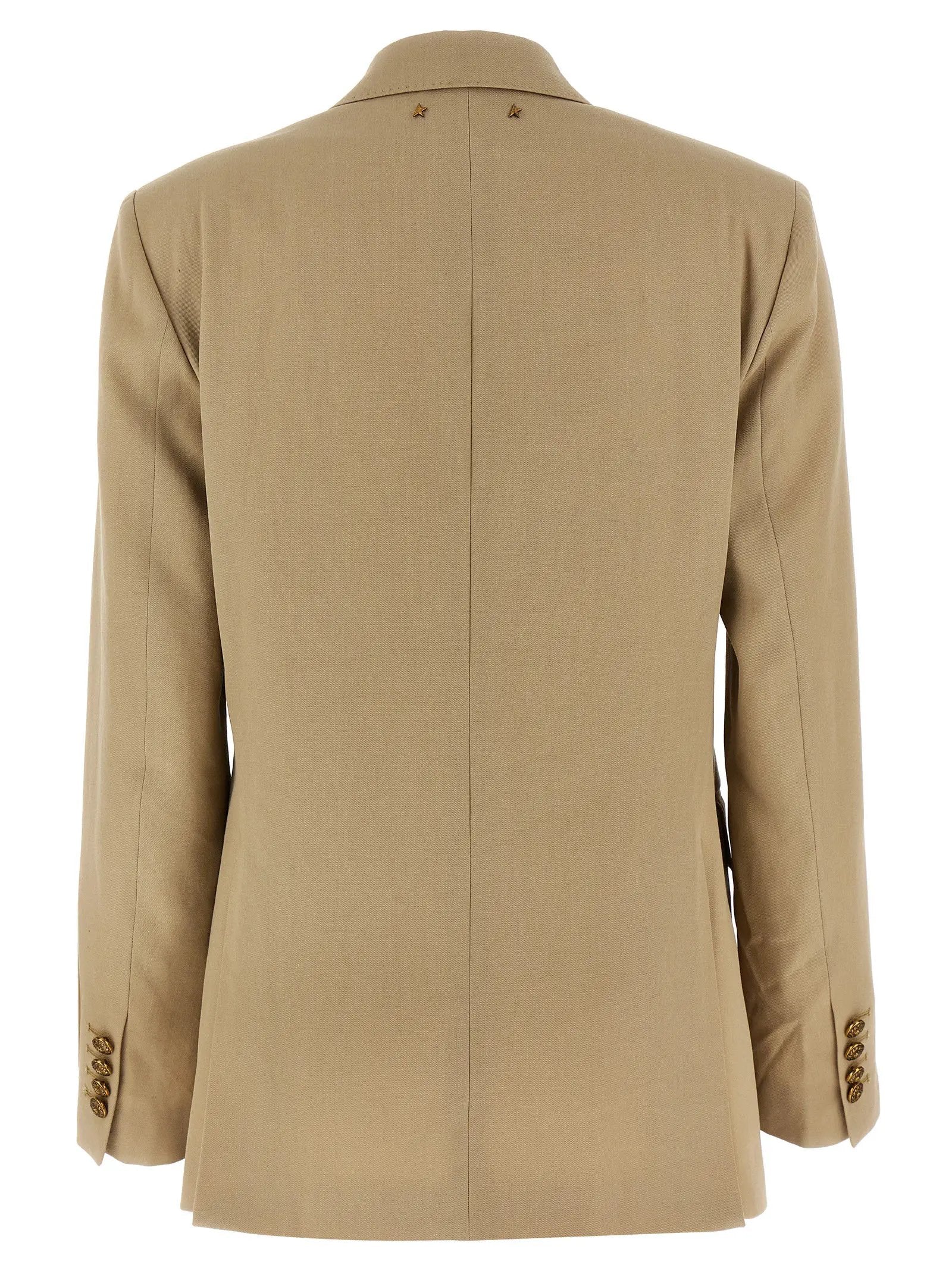 Golden Goose Beige Virgin Wool Blazer