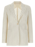 Max Mara White Cotton Blazer