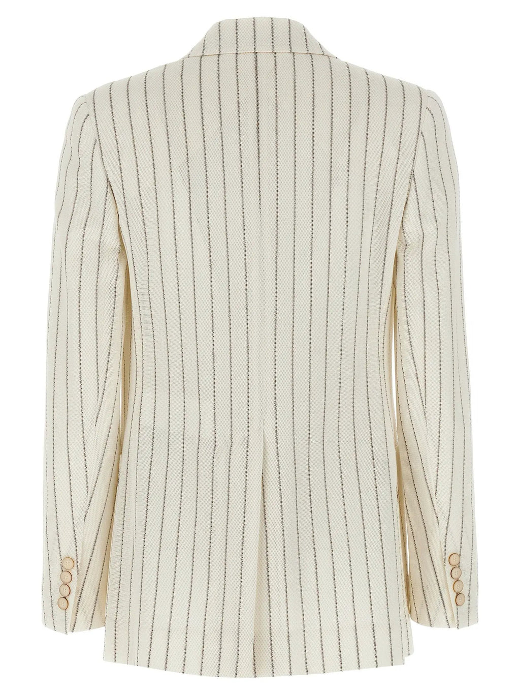 Max Mara White Cotton Blazer