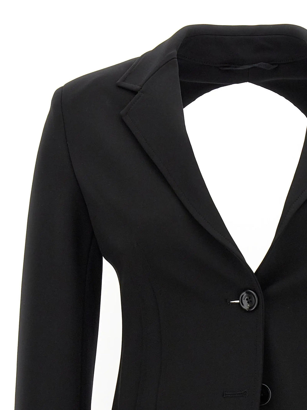 Max Mara Black Viscose Blazer