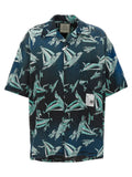 Maison Mihara Yasuhiro Blue Rayon Blouse