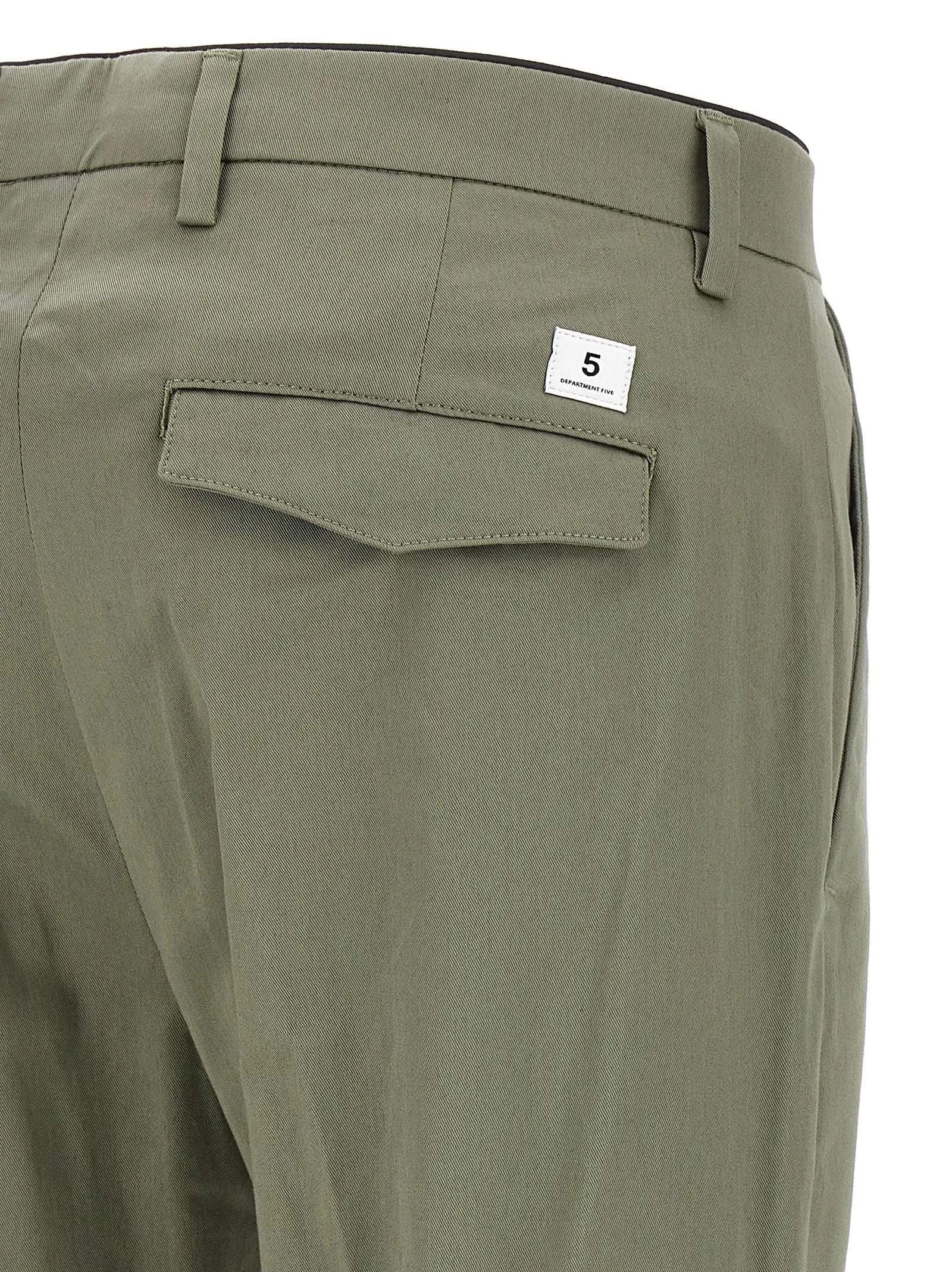 Department 5 Bicolor Cotton Cropped Pants