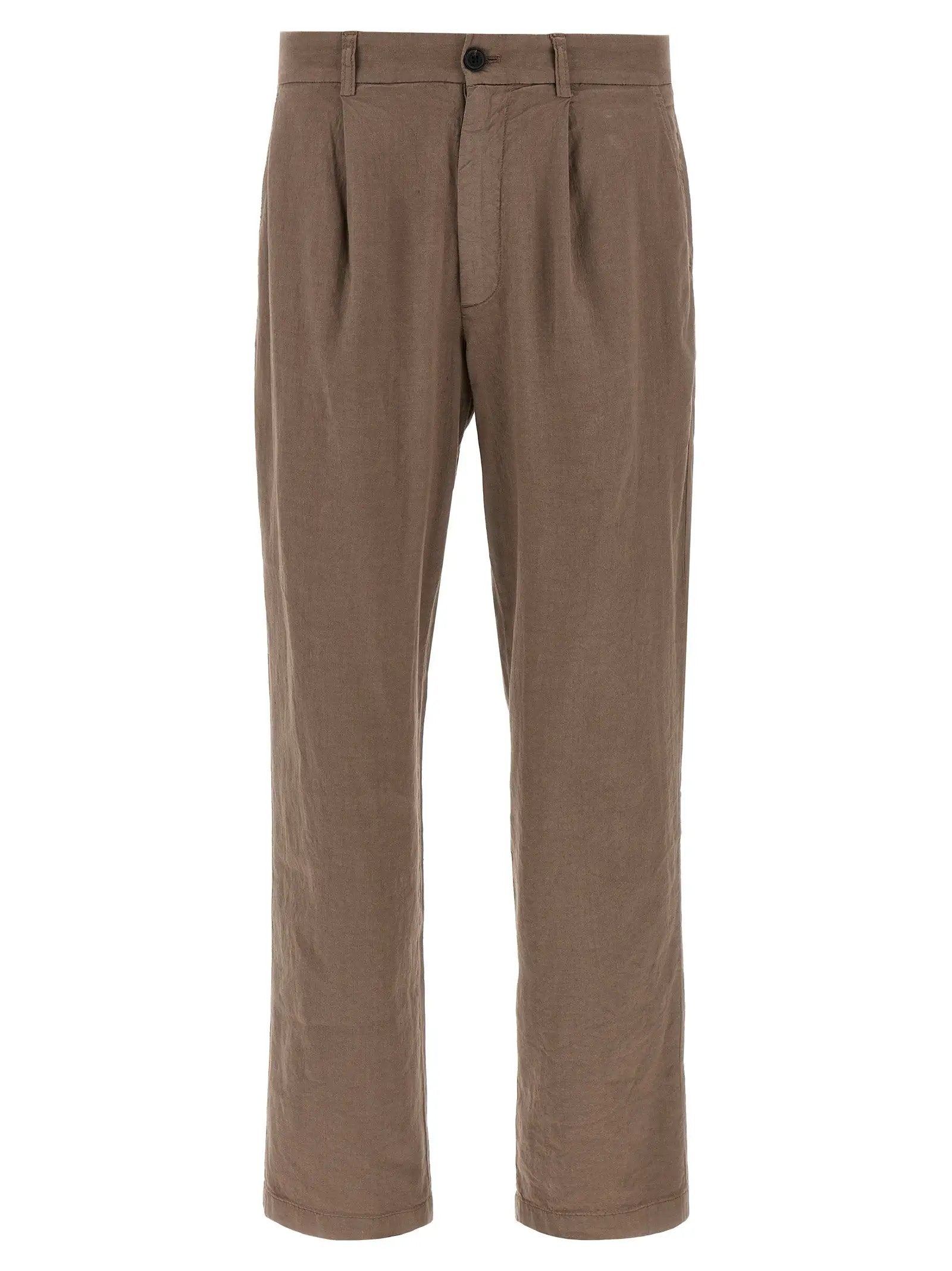 Department 5 Brown Linen Pants