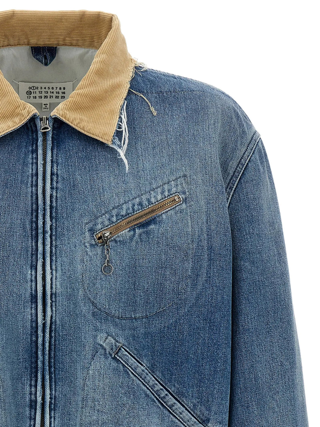 Maison Margiela Blue Cotton Denim Jacket