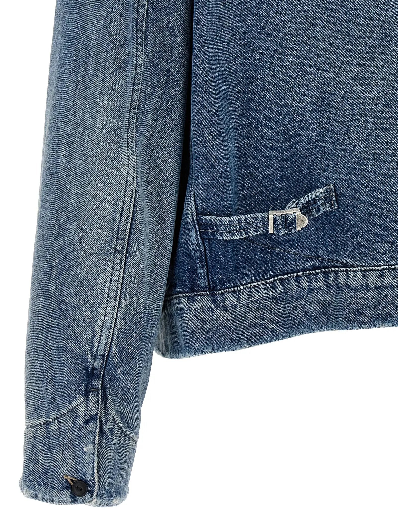 Maison Margiela Blue Cotton Denim Jacket