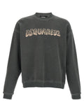 Dsquared² Gray Cotton Sweatshirt