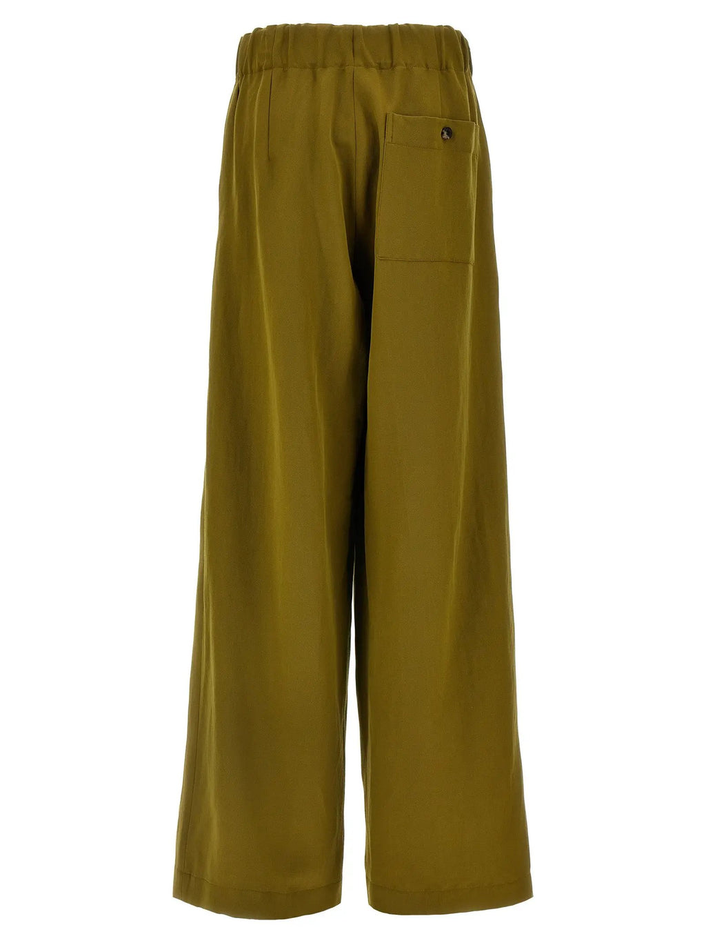 Dries Van Noten Bicolor Wool Casual Pants