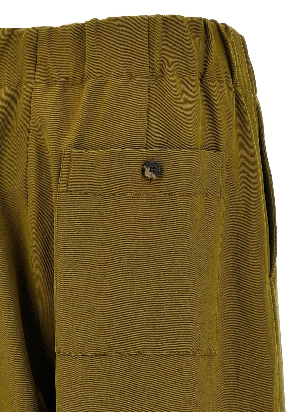 Dries Van Noten Bicolor Wool Casual Pants