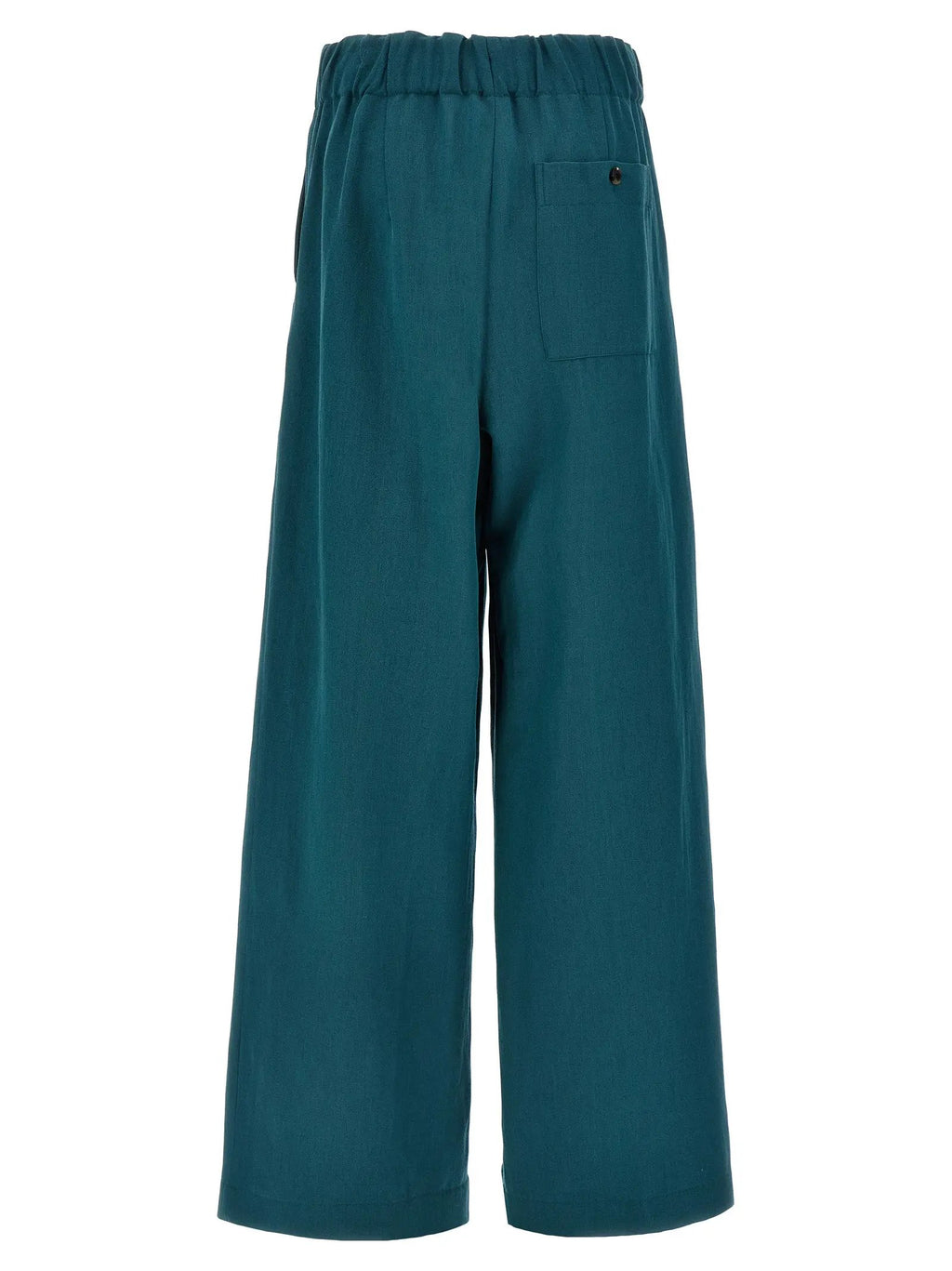 Dries Van Noten Bicolor Wool Casual Pants