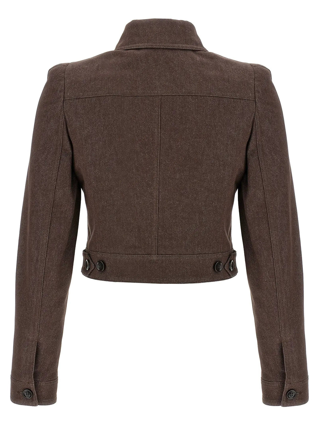 Max Mara Brown Cotton Blazer