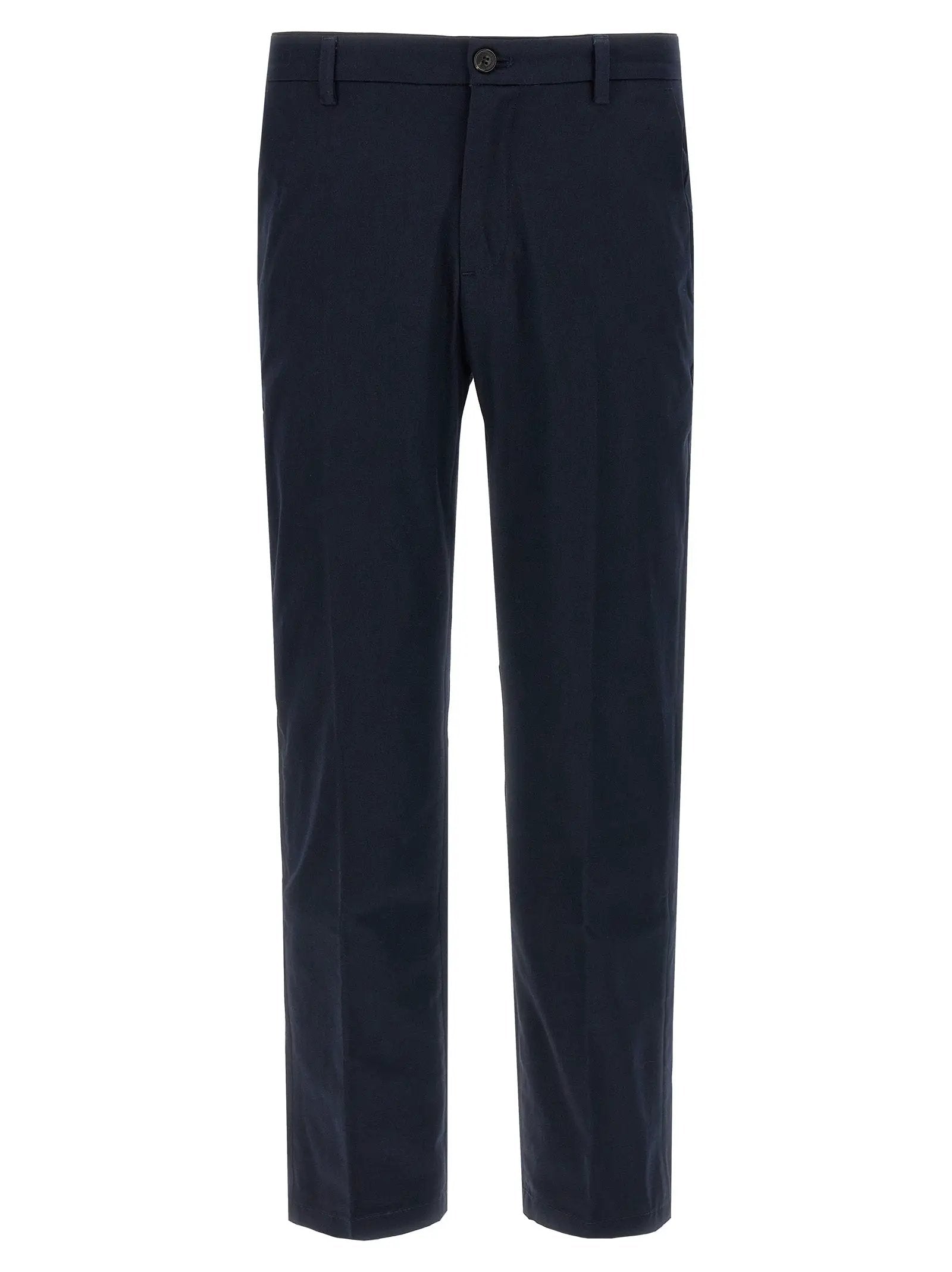 Department 5 Blue Cotton Cropped Pants