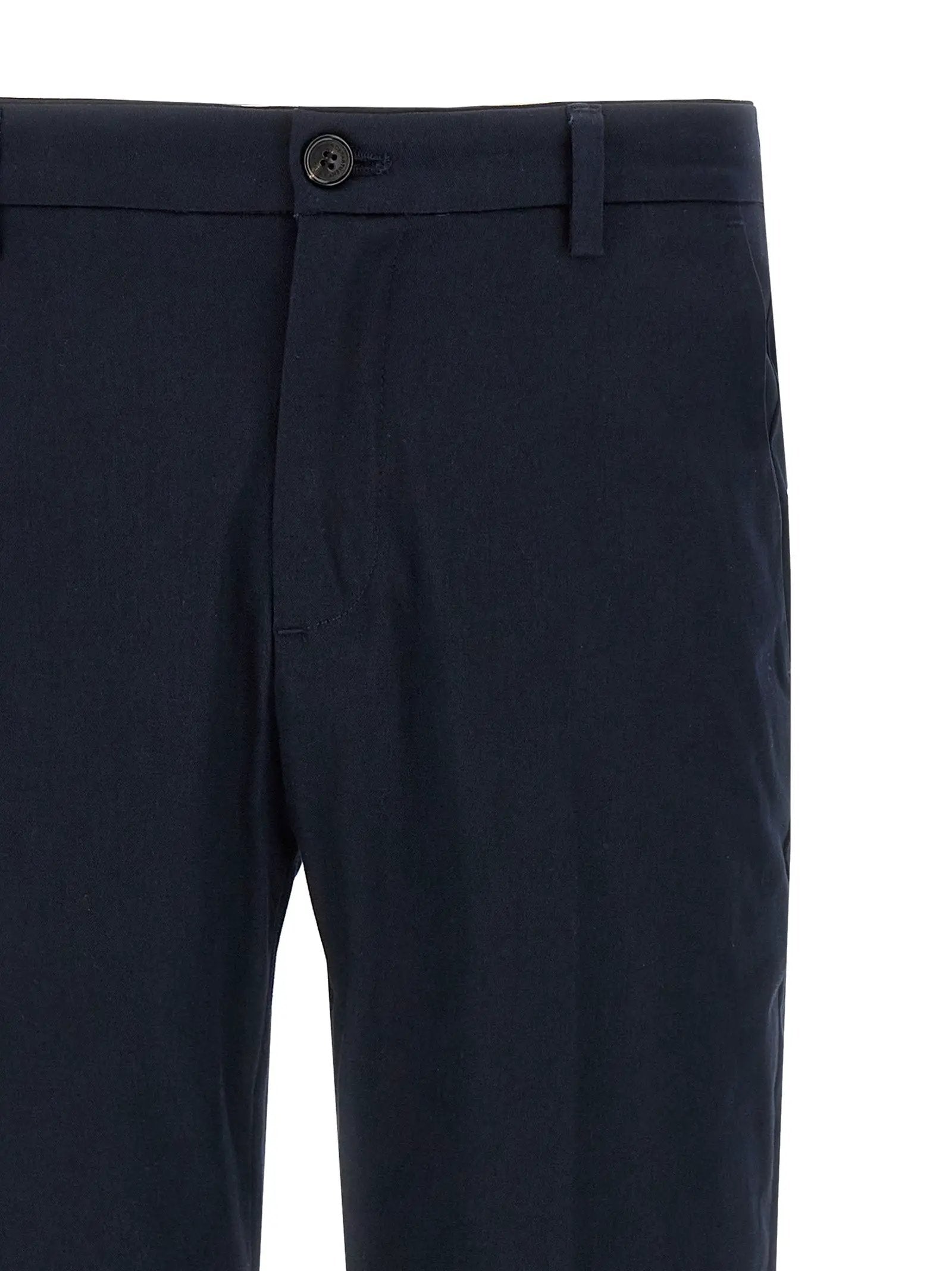 Department 5 Blue Cotton Cropped Pants