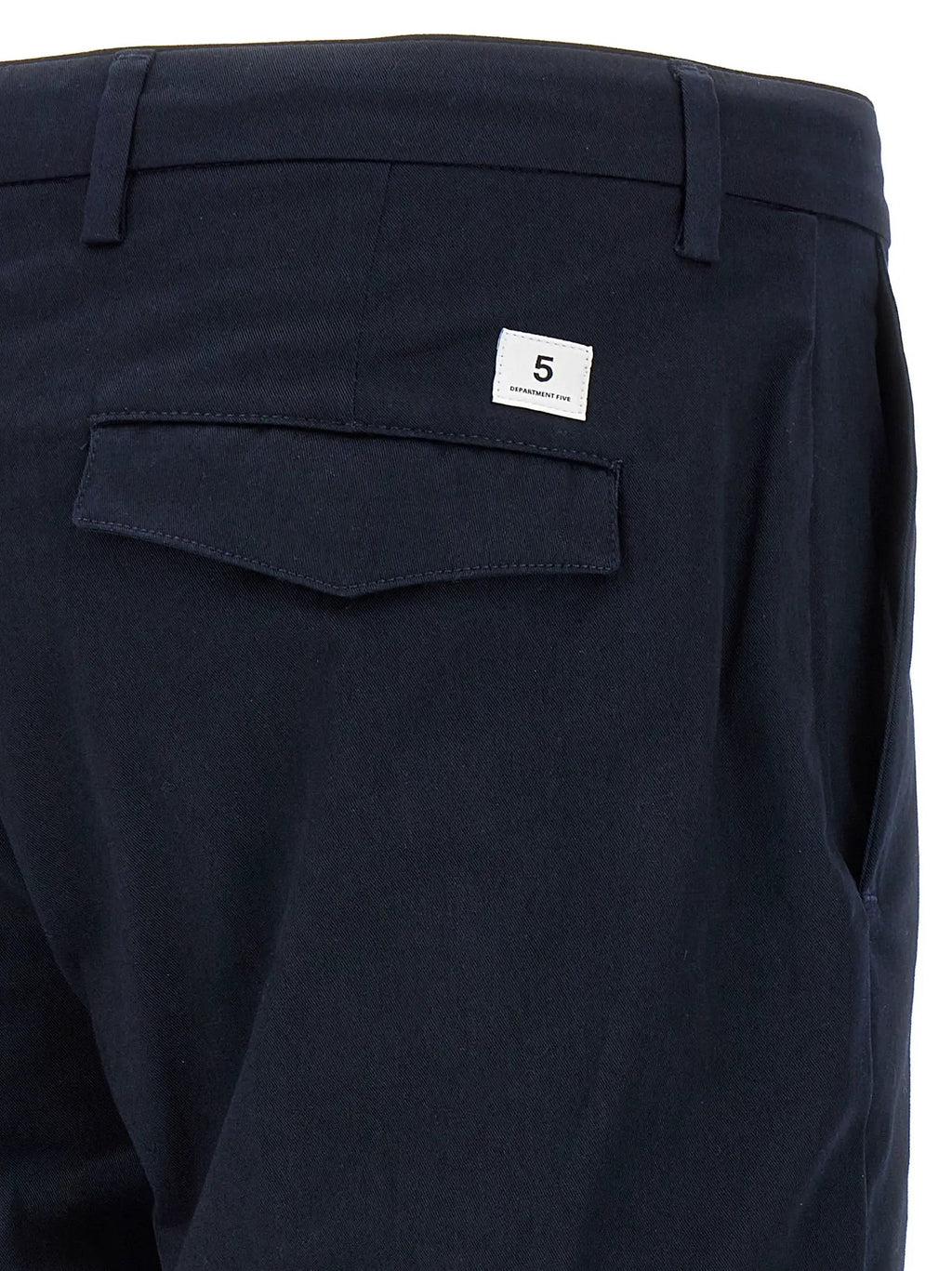 Department 5 Blue Cotton Cropped Pants