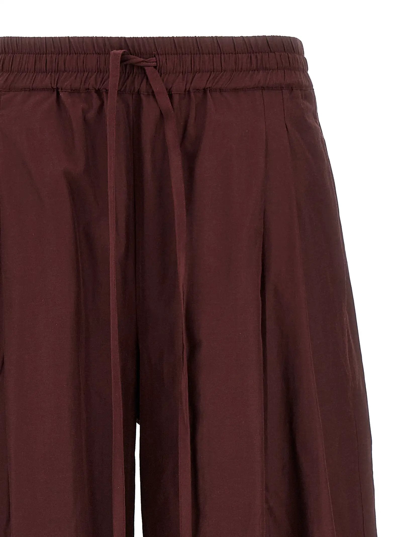 The Andamane Bordeaux Polyester Casual Pants