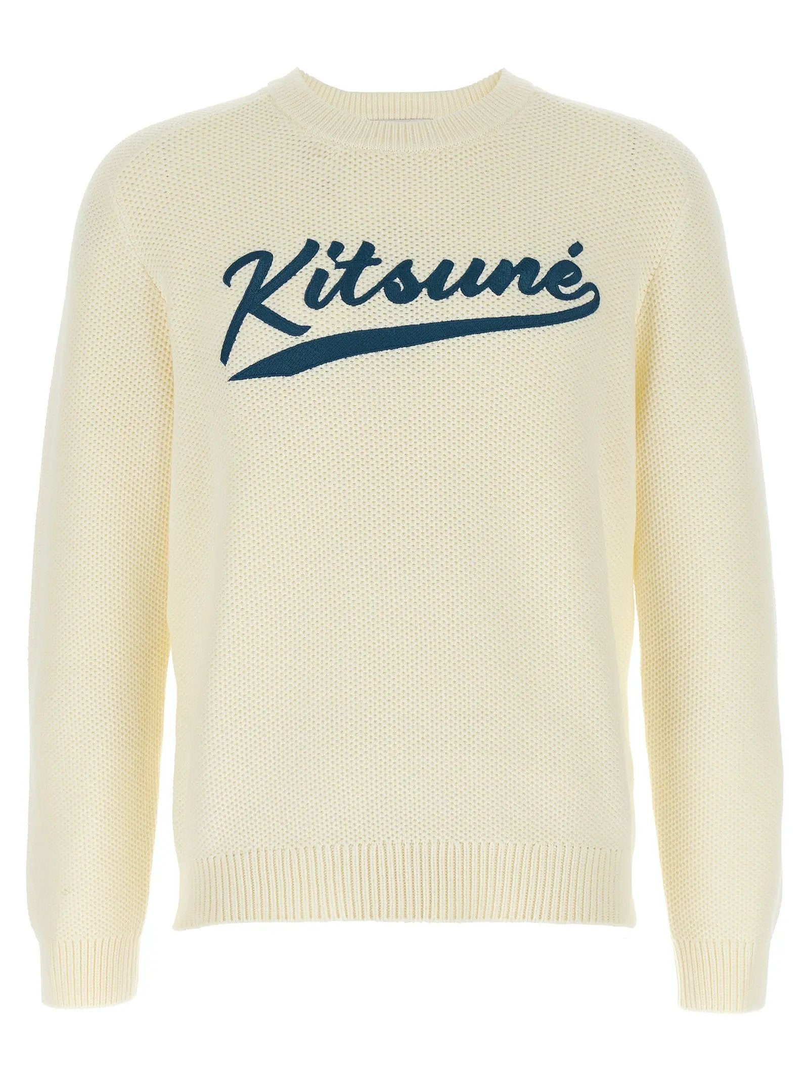 Maison Kitsuné White Cotton Cardigan