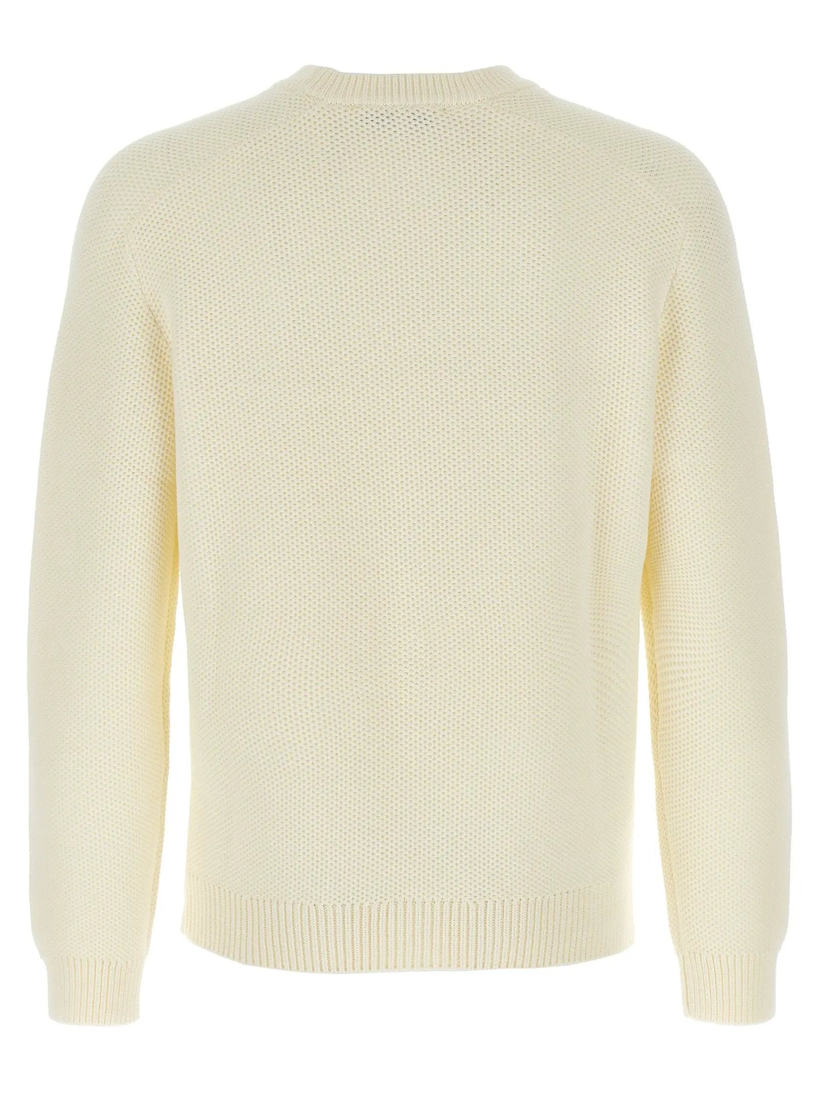 Maison Kitsuné White Cotton Cardigan