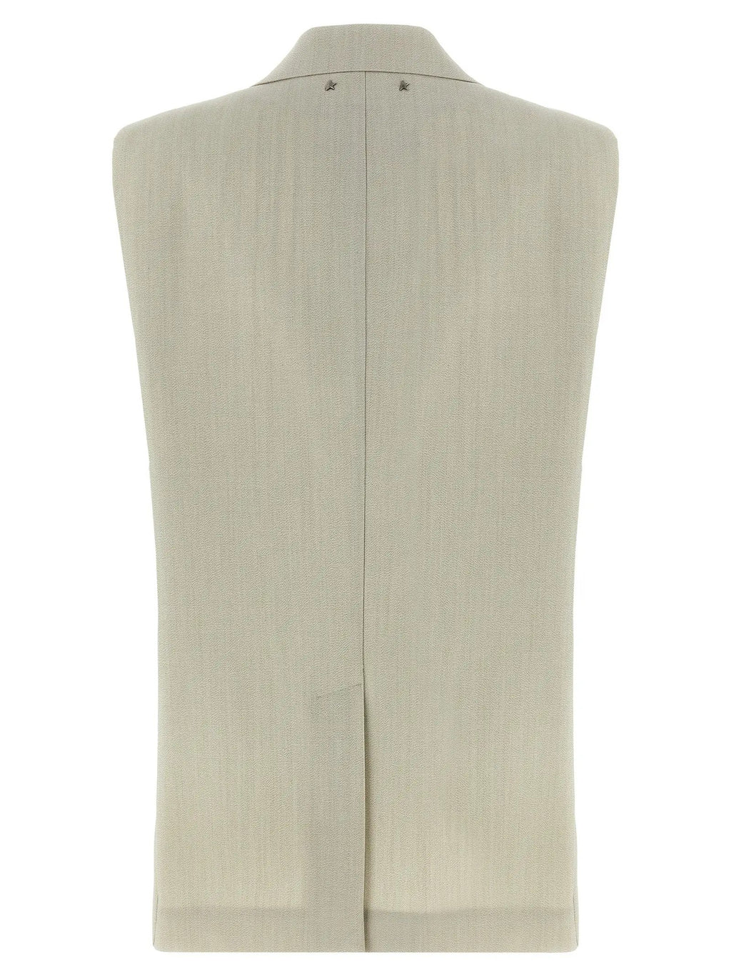 Golden Goose Beige Virgin Wool Sleeveless Jacket