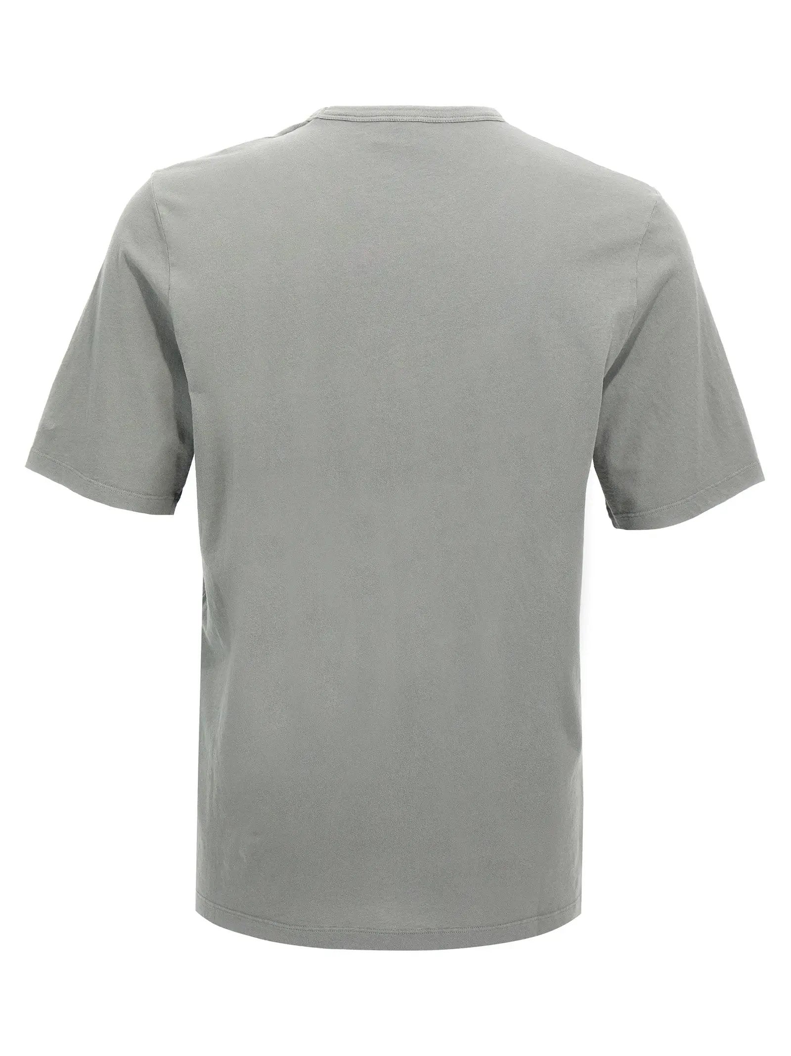 Saint Laurent Gray Cotton T-Shirt