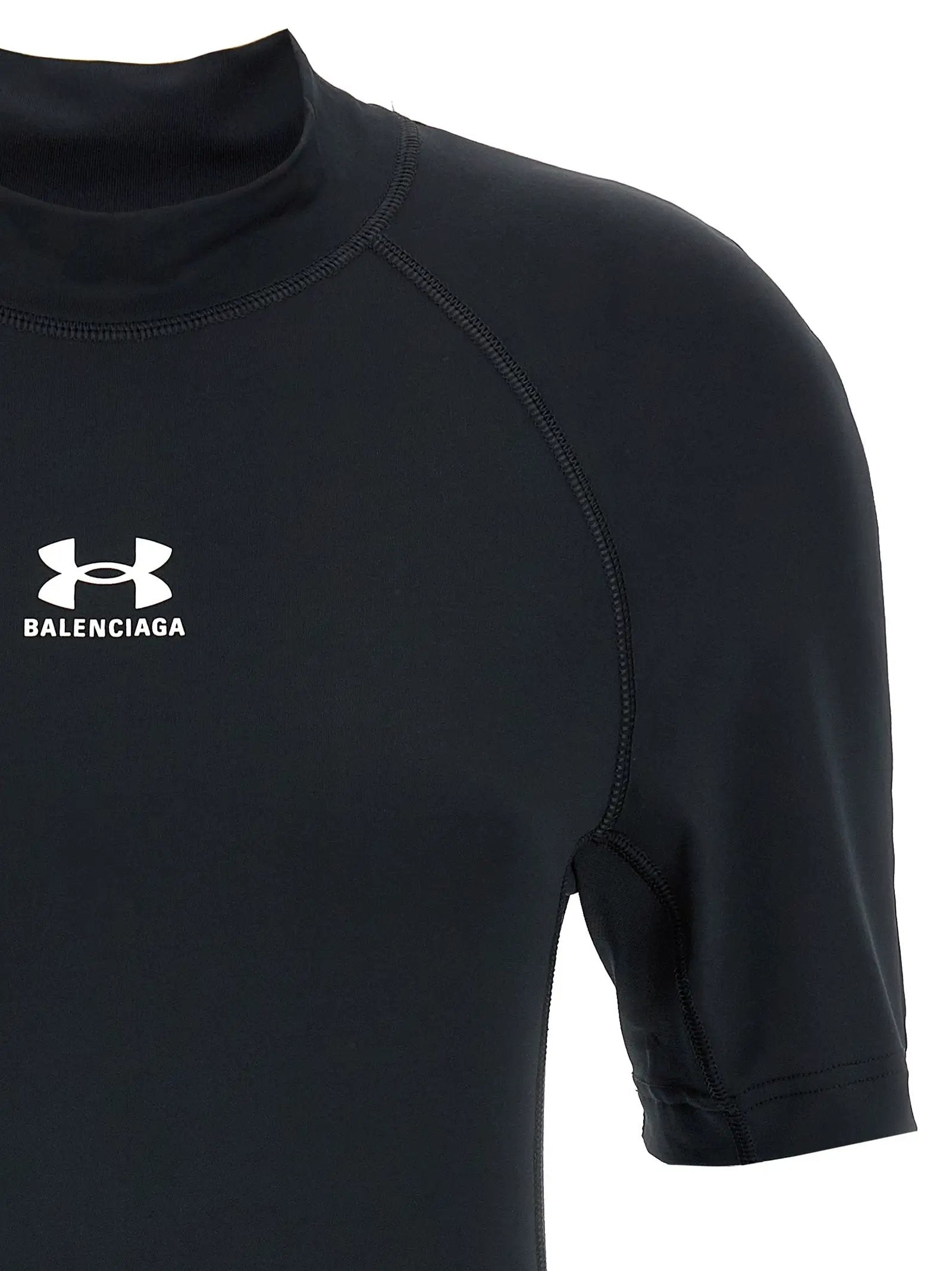 Balenciaga Black Polyester T-Shirt