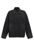 Balenciaga Black Cotton Full-Length Jacket