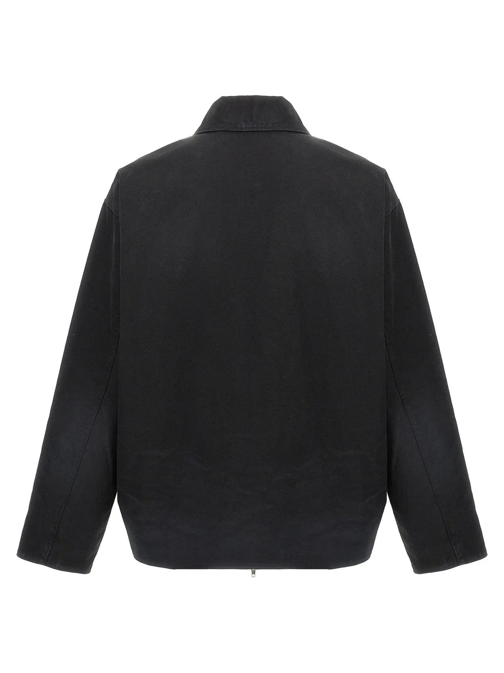 Balenciaga Black Cotton Full-Length Jacket