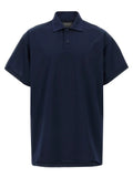 Balenciaga Blue Cotton Polo Shirt